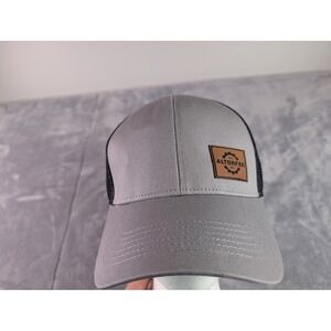 Cap America Altorfer Cat Gear Est 1957 Trucker Hat Gray Black Mesh Snapback Cap